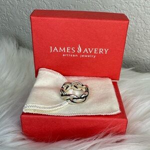 James Avery, Sterling Silver, RETIRED Bold Infinity Ring, Size 9
